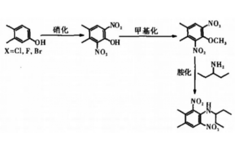 二甲戊灵重要中间体连续流制备
